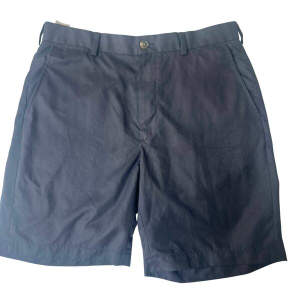 Brooks Brothers St Andrews Links Golf Shorts W34 Black 9”Inseam Tee/Glove Pocket - Picture 2 of 12